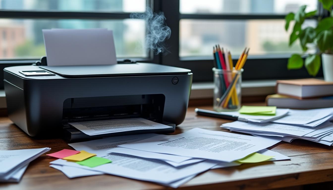 découvrez pourquoi votre imprimante sort des pages blanches et suivez nos solutions simples pour identifier et réparer rapidement ce problème d’impression.