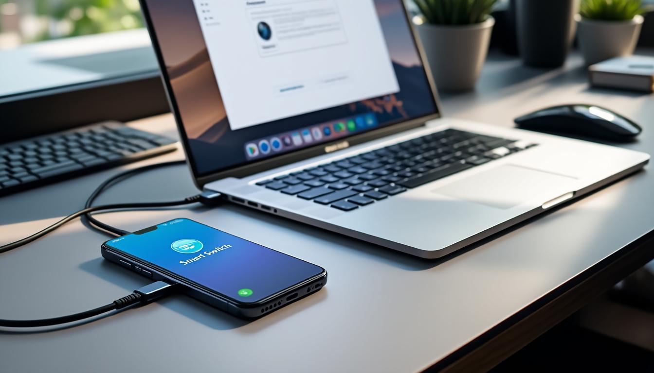 découvrez comment transférer facilement vos photos d’un smartphone samsung vers un mac grâce à notre guide complet pour débutants. suivez les étapes simples pour sauvegarder et gérer vos images en toute sécurité.