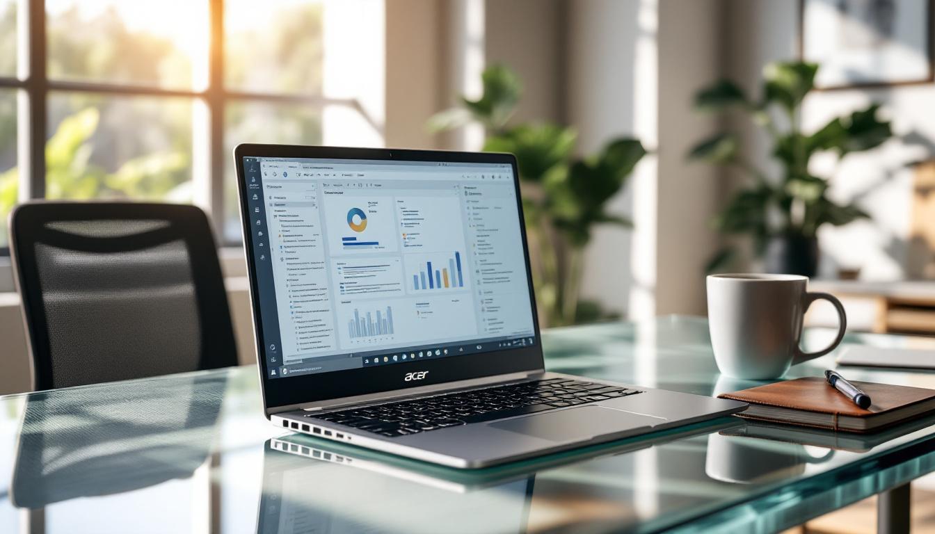 découvrez le pc portable acer idéal pour la bureautique, alliant performance optimale et confort d'utilisation pour vos tâches quotidiennes.