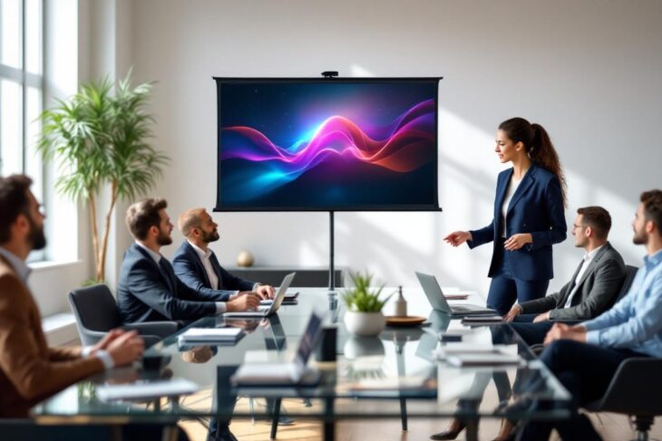 Pourquoi choisir un écran de projection portable pour vos présentations