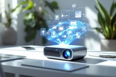 découvrez les dernières innovations technologiques des vidéoprojecteurs bureautiques portables, alliant performance et mobilité pour vos présentations professionnelles.