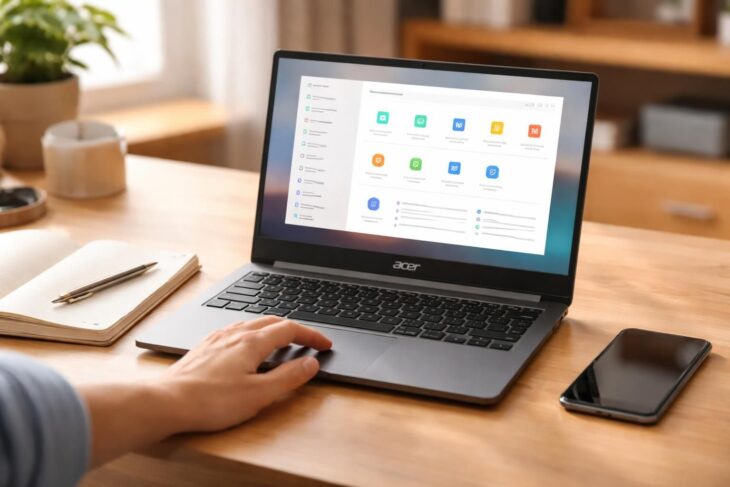Configuration d&rsquo;un PC portable Acer 14 pouces : Guide ultime pour les débutants