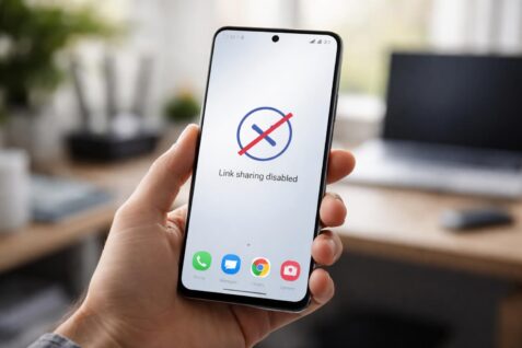 apprenez pourquoi et comment désactiver le partage de liens sur samsung pour protéger votre vie privée dans un monde toujours plus connecté.