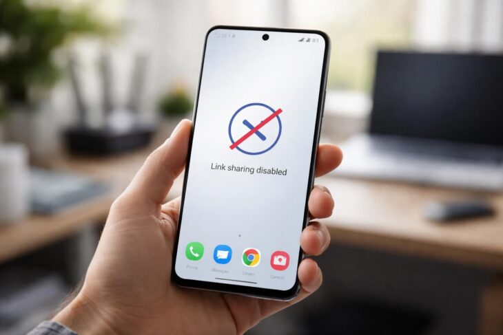 Désactiver link sharing sur Samsung, une nécessité dans un monde connecté