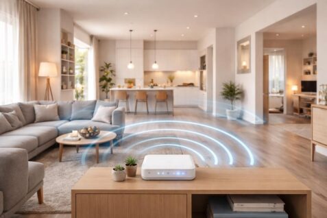 découvrez où installer le boîtier de la fibre optique pour optimiser la couverture wi-fi dans toute votre maison et profiter d'une connexion internet rapide et stable.