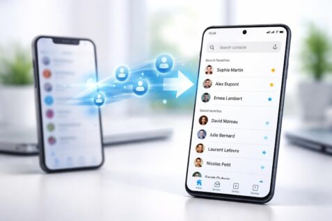 découvrez comment transférer facilement vos contacts d'un iphone vers un android et simplifiez votre transition entre les deux appareils.