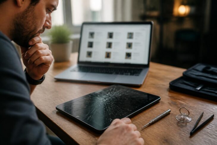 Évaluer le prix d&rsquo;un écran de tablette cassé : Guide pour les consommateurs